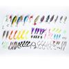 100pcs Fishing Lures Spinners Plugs Spoons Bait Pike Trout Salmon Box Set
