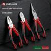 Multi-Functional Industrial-Grade Steel Wire Pliers: Diagonal Cutter, Needle Nose, and Labor-Saving Electrician Pliers with High Hardness