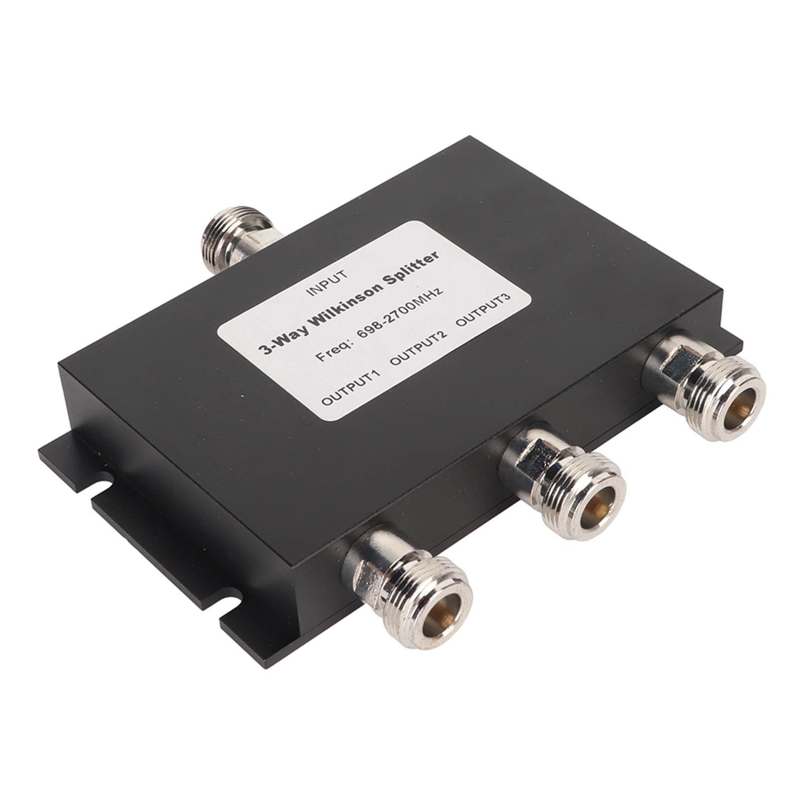 

Профессиональный 3-канальный разветвитель телевизионного сигнала 698‑2700 МГц, 3-канальный делитель мощности с внутренней резьбой F