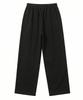 Noming One-Pleat Wide Sweatpants - Black