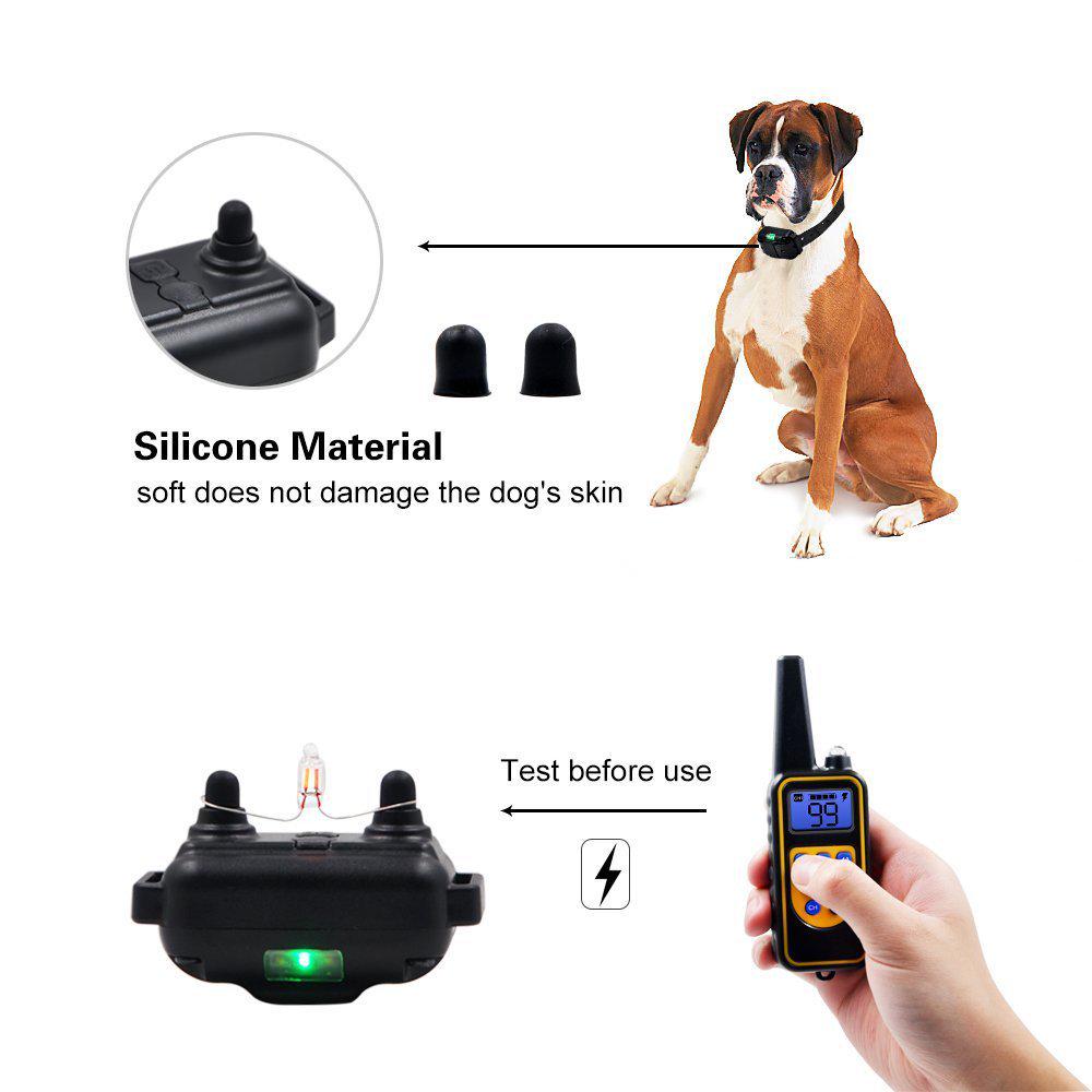 Waterproof Anti-Barking Shock Collar for Dog Training