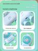 USB Rechargeable Mini Robot Cartoon Fan - Silent Portable Desktop Fan for Kids