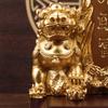 [Alloy Resin] Taishan Stone Gantang Wholesale Antique Style Double Lion Living Room Office Decoration Craft Collectible