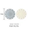 2 Pcs Lines Hollow Placemat Food Serving Table Mat Fletching Remover Vinyl Placemat for Round Table Hollow Out Silicone Placemat Safe Coaster Non-Slip