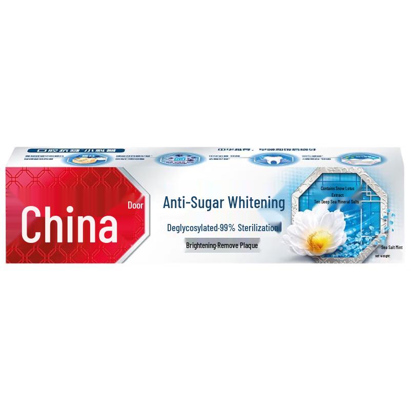 

Zhonghua Anti-Sugar Whitening Toothpaste, Sea Salt Mint