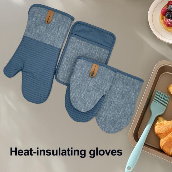 Mini Oven Mitts Neoprene Palm Oven Gloves with Hanging Loop Heat Resistant