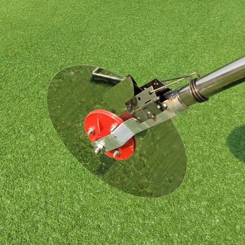 Stainless Steel Hand-Push Garlic & Onion Mulching Machine with Automatic Soil Covering
