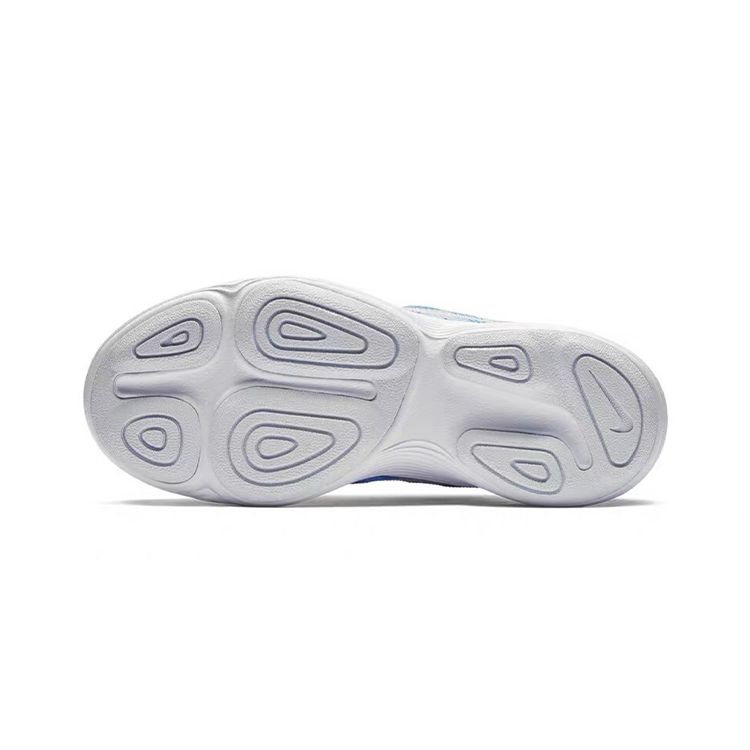 Nike Revolution 4 Velcro Comfortable Low-Top Kids Running Shoes Light Blue Kids Running Shoes BV7443-400