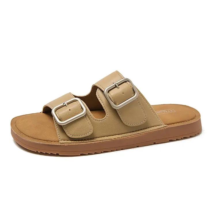 Fashion New Fashion Trend Women's Sandals Summer 2024 Soft Soled Non-slip Slippers Comfortable Flat Shoes Indoor Outdoor Sandals