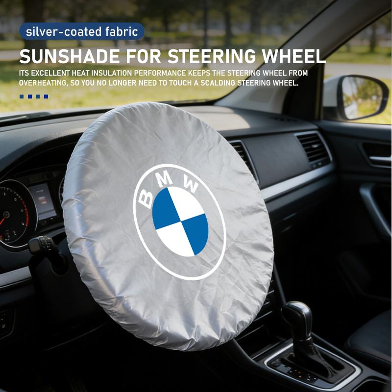 HVHE9 Portable Car Steering Wheel Sun Sunshade Anti-UV Protector Cover For BMW M Performance Alpina M3 M5 M6 X1 X3 X4 X5 G20