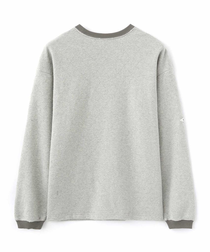 WMC Argyle Punching Long Sleeve_Grey
