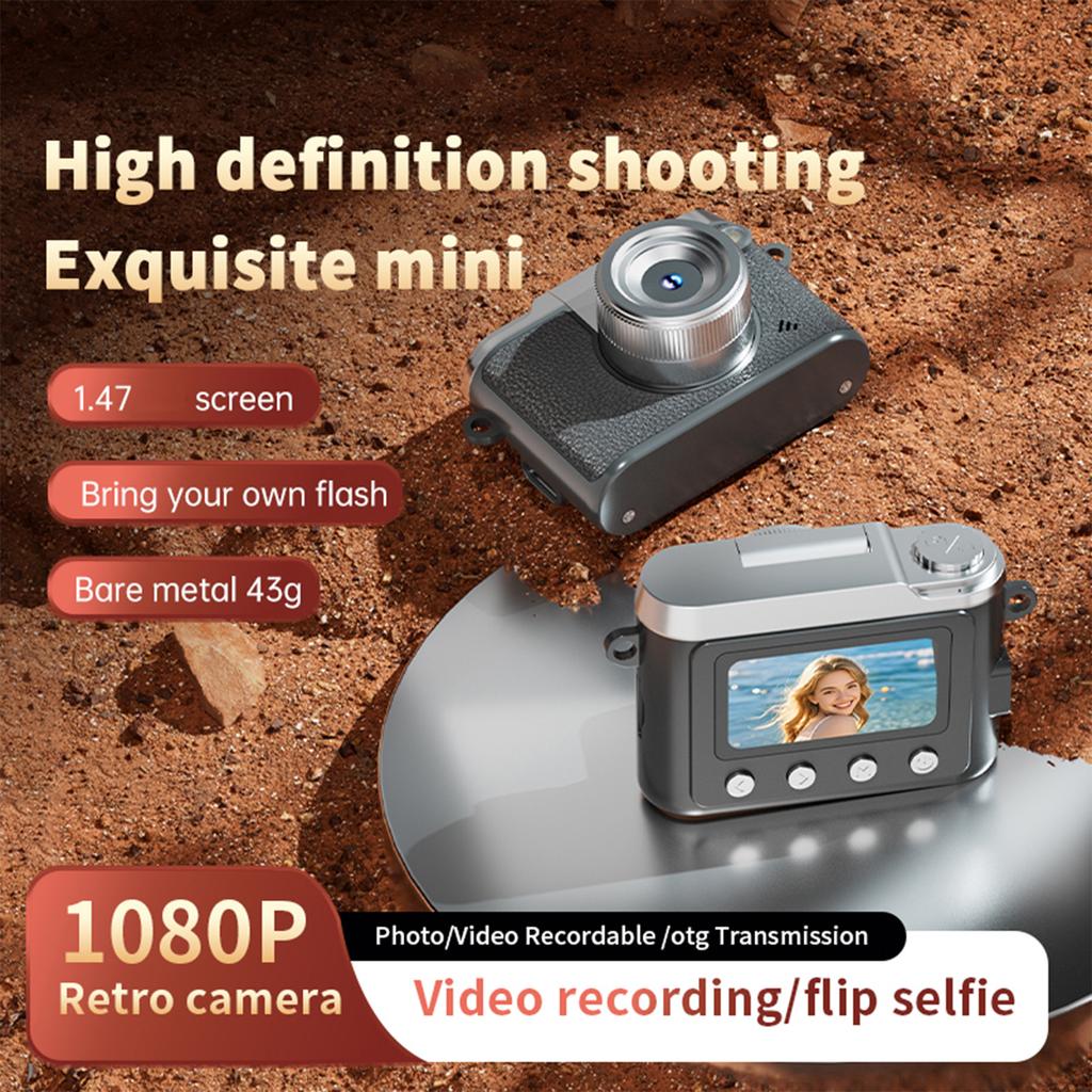 Retro CCD Camera 1080P   Screen   Size Kids Camera Vintage Little Digital Camera