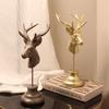 European Retro Deer Head Ornament: Creative Antler Decor for Living Room or Wine Cabinet