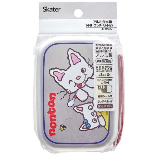Skater Children's Aluminum Lunch Box, Nontan, Made in Japan, 370ml, ALB5NV-A