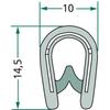 Gasket 1mm 654A1015/25 GRANITE