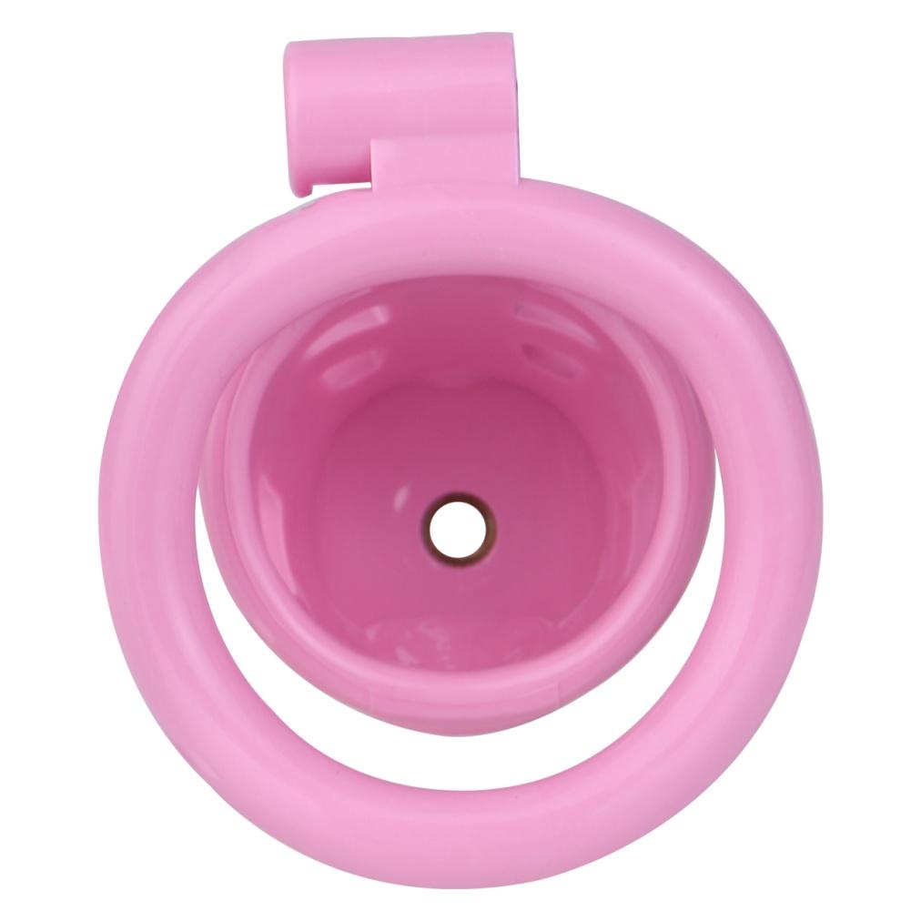 FRRK ABS Resin Pink Chastity Cage 3D Print Plastic Cage Male Chastity Device Penis Lock BDSM Chastity Lock Fetish Sex Toys