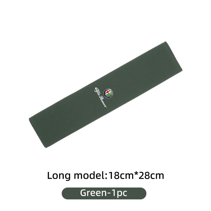 Suede Car Seat Belt Shoulder Protector Cover Safety Padding Pad For Alfa Romeo 159 Giulietta Giulia 147 Mito 156 159 166 GT