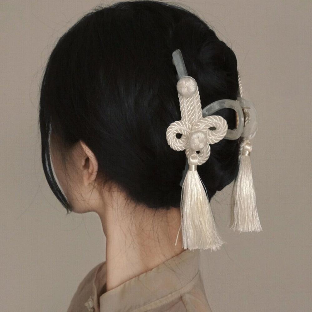 Tassel Cheongsam Style Hair Grasp Elegant Hanfu Hair Accessories Gift Hair Clip  Wedding