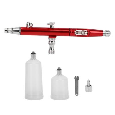 AR131 Pistola a spruzzo per pittura Strumento aerografo artistico Fai da te Spruzzatore di vernice Pistola a spruzzo pneumatica Rossa