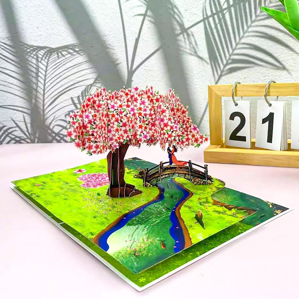 Premium 3D Pop Up Flower Bouquet Card Mothers Day Present Valentines Day Anniversary Birthday Greeting Cards Thank You Wishes Gifts