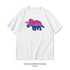 Biceratops Bisexuell Triceratops Shirt Frau Mann Sommer Lässig Mode Grafik T-Shirts Rundhals Erwachsenen Oberteile T-Shirt Paar Geschenk
