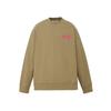 ONITSUKA TIGER Sweat Top Raglan Printed Crew Neck Long Sleeve Sweatshirt Unisex Tops Light-Brown 2183B619-250