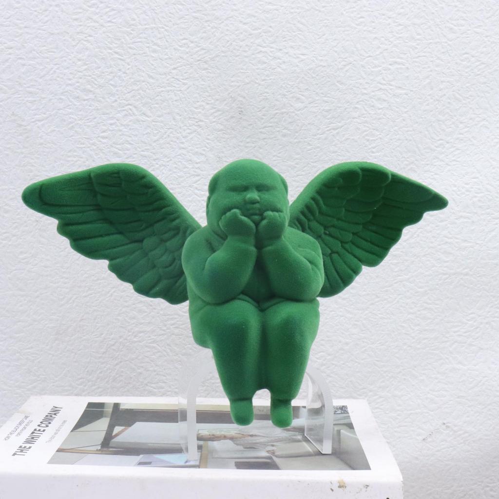 Krat Cat: Modern Abstract Art Cat Ornaments for Desktops and Coffee Tables