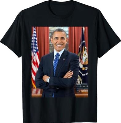 Barack Obama Photo 44th President POTUS Patriotic Democrat T-Shirt