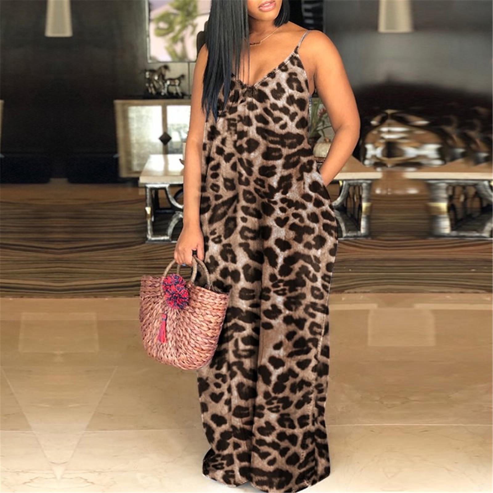 

Женское европейское и американское сексуальное платье-комбинация с V-образным вырезом, без спинки, длиной до пола и принтом XL