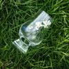 Transparent Glass Stemmed Glass Exquisite Tea Cup Glassware Cocktail Glass  Bar