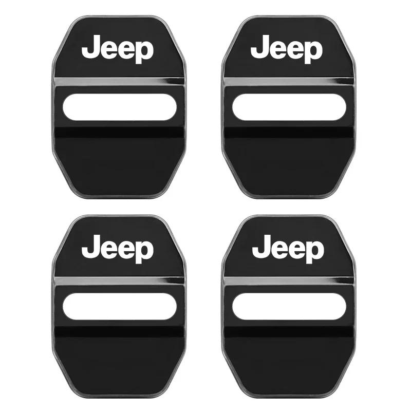 Per Jeep Styling Auto Copri Serratura Porta Per Jeep Renegade Compass Patriot Cherokee Wrangler Grand Cherokee SRT Protettivo E D