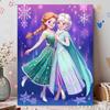 Disney Pearl Painting Frozen Portrait for Beginners and Adults, DIY Pearl Diamond Art Painting Kit for Home Wall Decor Gifts