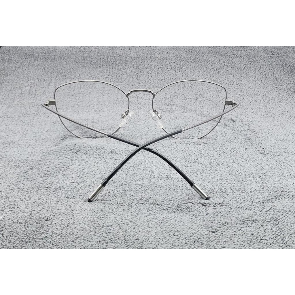 RSINC Vollrand Pistolen Grau Schwarz Rahmen Brille Für Männer & Frauen | PARA-NS21189 49-17-138 C3 (IB- 4) M1 Waffengrau Schwarz