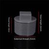 10pcs/set PVC Male Thread End Cap External Plug Tube Connector Plumbing Pipe Plug  Garden Irrigation