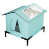 Winter Warm Streunerkatzen Zelt Katzen Unterschlupf Nest mit Wasserdichter Konstruktion und Isoliertem Innenraum für Garten Hof