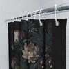 Floral Shower Curtain Botanical Flower Pattern Waterproof Bathroom Decor Vintage Nature Art Print Washroom Curtain Backdrop