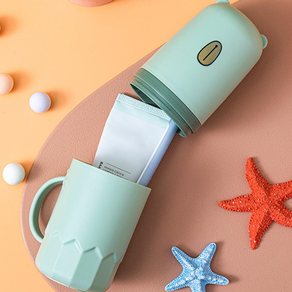 Travel Toothbrush Case Versatile Stylish Look Convenient Storage Portable Toothpaste Holder for