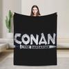 Conan The Barbarian Soft Warm Blanket  Child Plush Bedding Throws Novelty Outdoor Flannel Bedspread Sofa Bed Cover