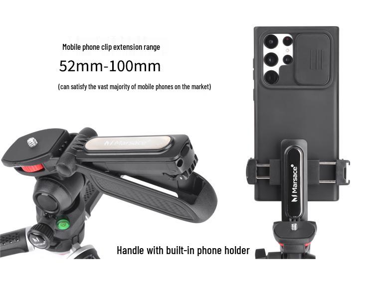 Mantis Lightweight Vlog Tripod for Handheld and Desktop Use - Ideal for Low Angle Shots and Climbing Stairs