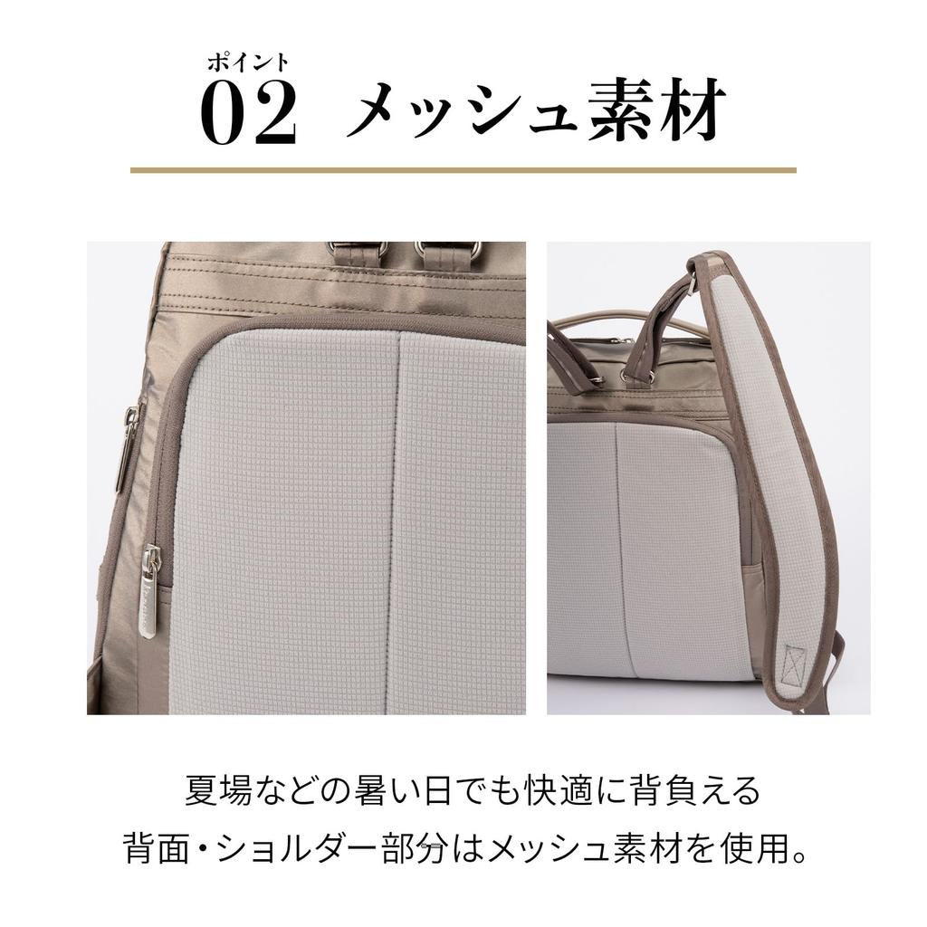 Backpack 10L Adult Casual Glossy Lightweight 20123 Gray [Kanana Project] PJ-18