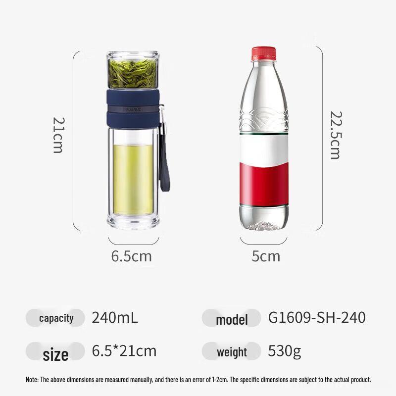 Fuguang Double-Layer Tea Infuser Bottle