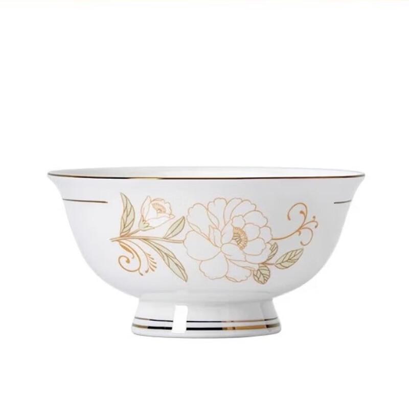 

Элегантная керамическая миска для лапши на высокой ножке