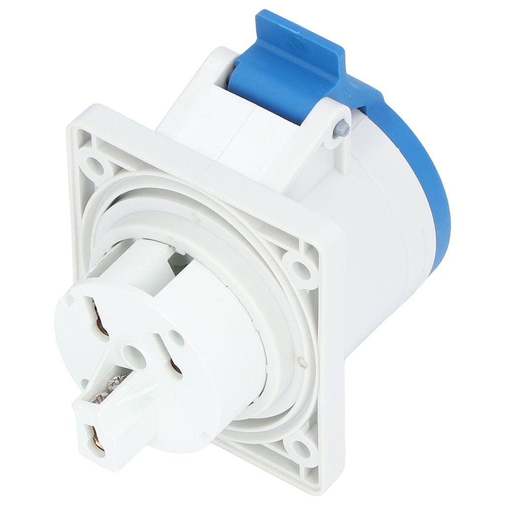 3-poliger 2P+E-Industriestecker IP44, wasserdicht, verdeckte Montage, Luftfahrt-Steckdose, AC 220–240 V, 32 A