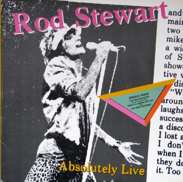 

LP Record ROD STEWART Absolutely Live 9237431 Warner Bros. Re 1982 Canada Rock Used