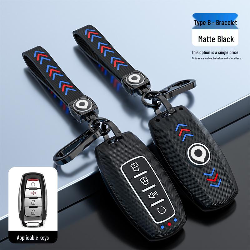 19-21 New Great Wall Cannon Key Fob Cover: Premium Metal Shell, Fits 2.0T Pickup, Personalized Design