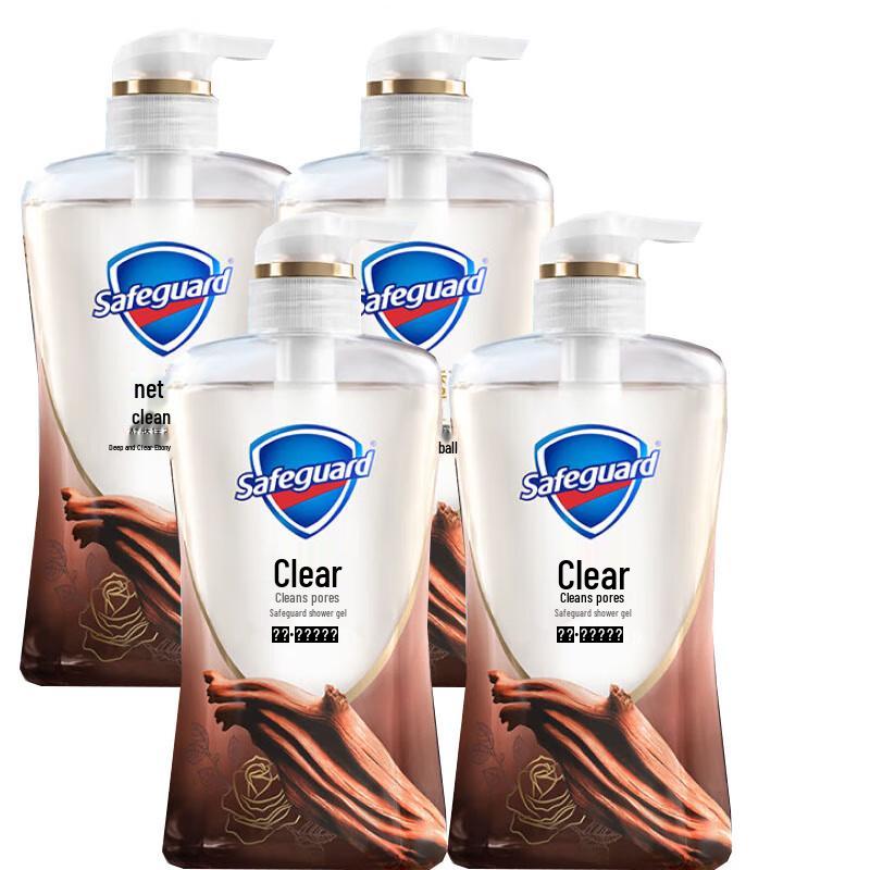 

Safeguard Deep Clean Ebony Rose Shower Gel, 4 x 570g Bottles