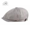 Adjustable Weave Linen-Like Cotton Newsboy Hat Male Cabbie Hunting Cap Irish Flat Cap for Men