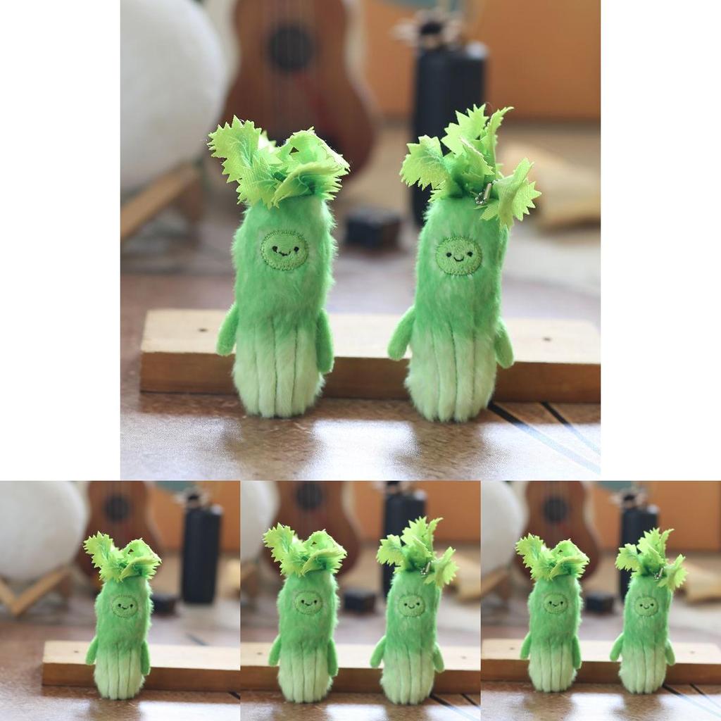 Vegetable Plush Keychain With Pp Cotton And Short Plush For Kids Backpack Decor