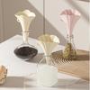 Collapsible Silicone Kitchen Funnel Food Grade Oil Filling Flower Pourer Container for Seamless Liquid Transfer