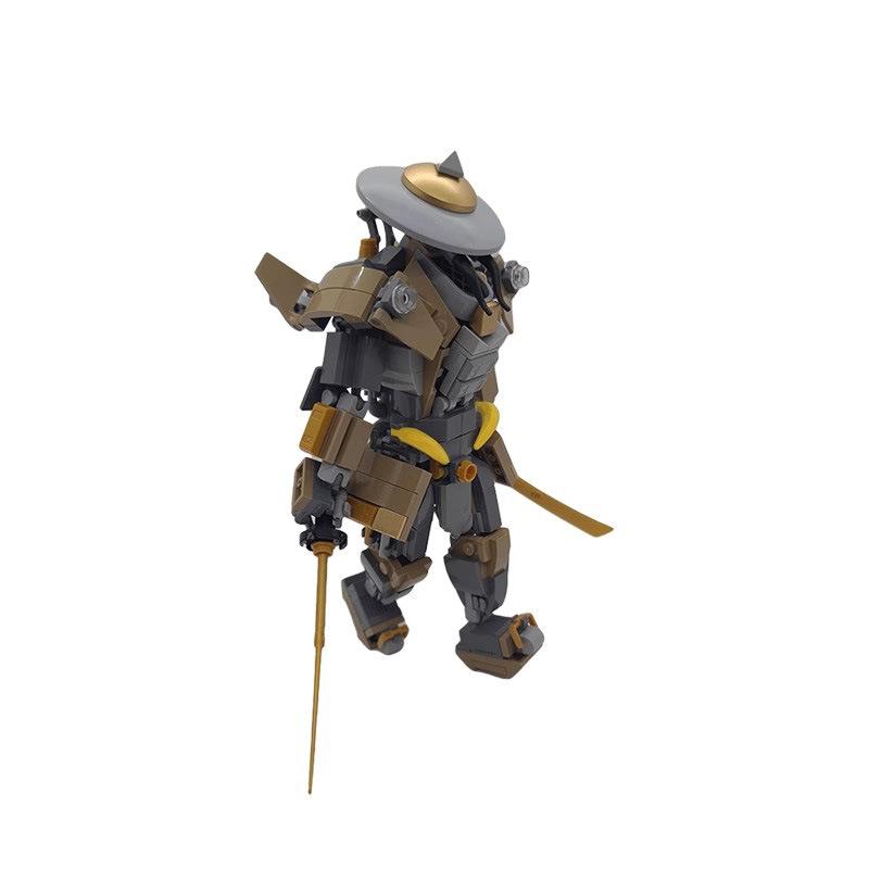 Building Block Compatible, Ronin Samurai Mecha, Toy Building Block Model Small Ornament Boy